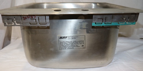 Stainless Drop-In Sink, Eagle Group SR19-16-13.5-1 Self-Rimming