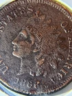 1866 Indian Head Cent Low Mintage Key Date Verdigris Present JC1840