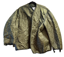 Usgi M65 Field Jacket Liner Quilted Vest Set L Large Olive Drab Als92 Woobie Usgi M65 Field Jacket Liner Quilted Vest Set L Large Olive Drab Als92 Woobie