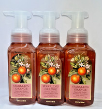 3 Sparkling Orange Bath  Body Works Gentle Foaming Hand Soap 8.75 fl oz