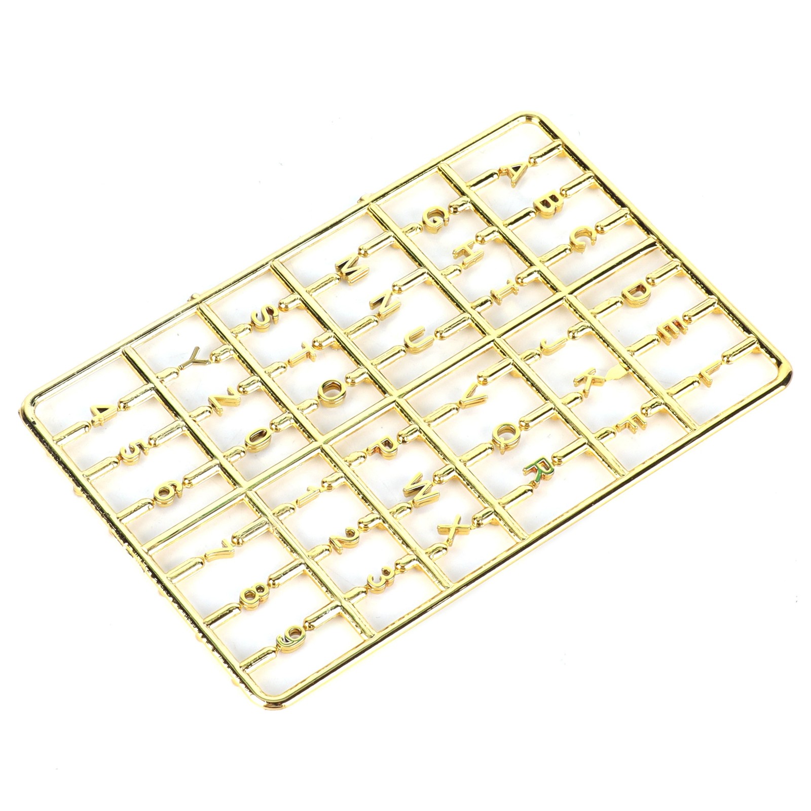 (Gold)Doll House Letters Numbers 1/12 Miniature Front Door Furniture Numbers