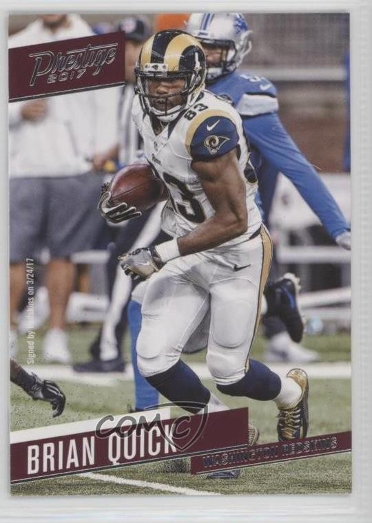 2017 Panini Prestige Brian Quick #83 0w8