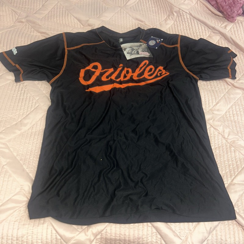 Baltimore Orioles Stitches Black Shirt Medium