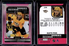 2021-22 O-Pee-Chee Platinum Marquee Rookies Matte Pink Tanner Jeannot