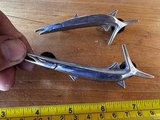 Vintage 1967 1968 Plymouth Barracuda Fender Ornament Lot 2 Old Stock