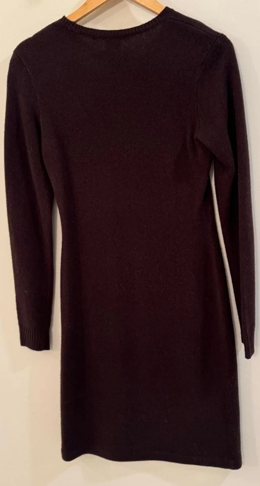 Vestido Ralph Lauren para mujer manga larga lana cachemir, talla M Foto 4 de 4