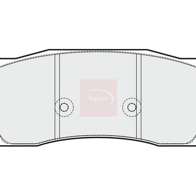 APEC Bremsbelag Satz, Scheibenbremse PAD1724