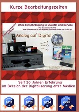 10 vhs, D8, HI8, Video8 überspielen auf DVD / USB/Festplatte /185min j Band