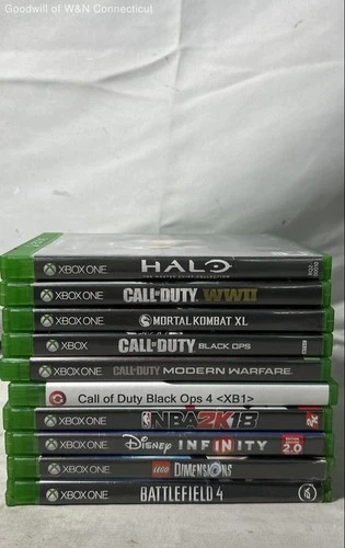 Halo Call of Duty Mortal Kombat 10 Xbox One Game Lot Modern Warfare WWII