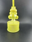 Fenton Iridized Dandelion Hippo On A Fount Pressed By Mosser   🌟🌟GLOW🌟🌟