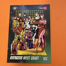 Carte  Marvel - 1992 - Teams    - Avengers West Coast                 #176