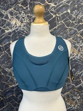 SKINS High Impact Firm Support Sports Bra Teal Size M (12) #REF83
