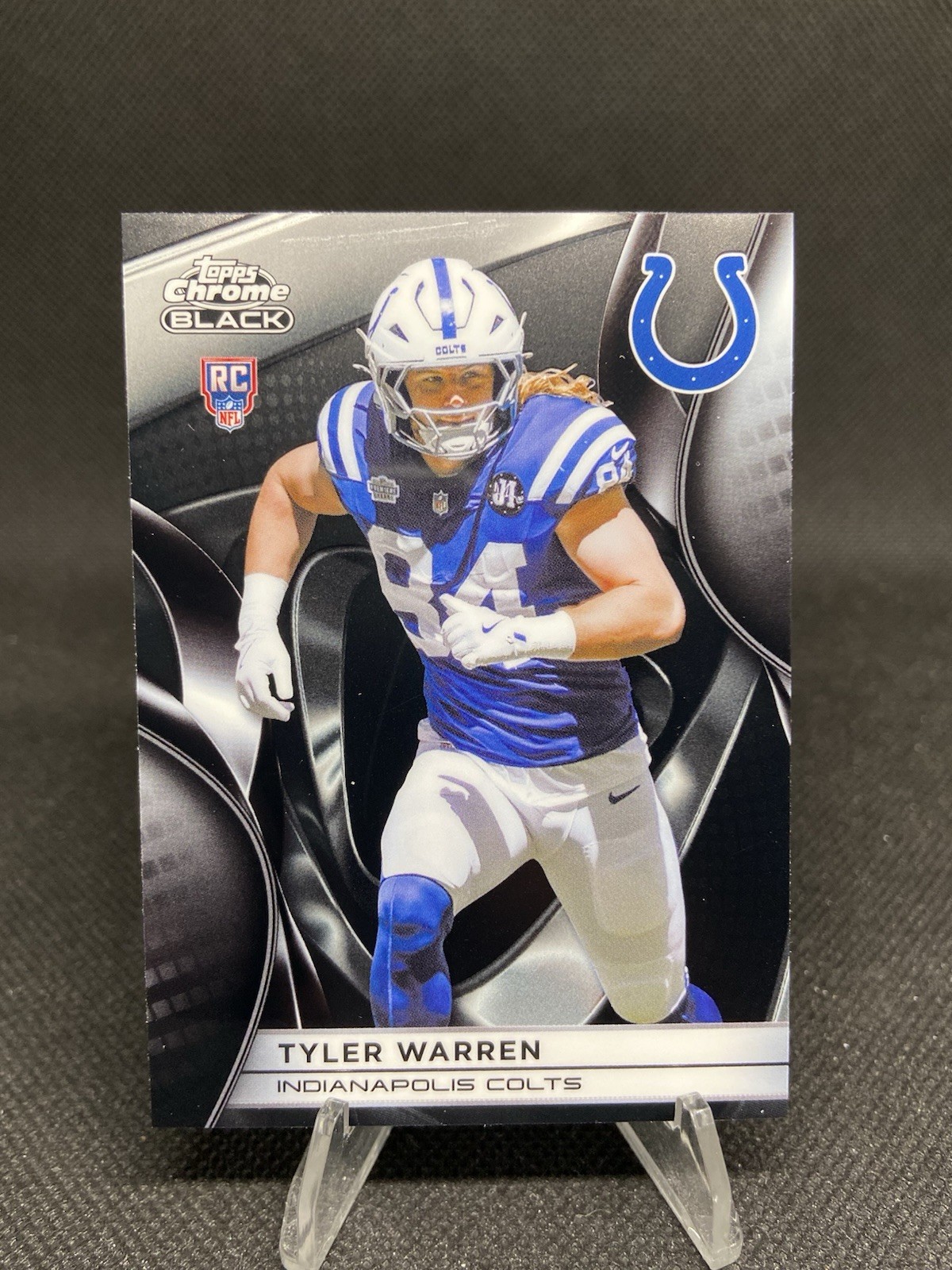 2025 Topps Chrome Black- Tyler Warren RC #120 Colts