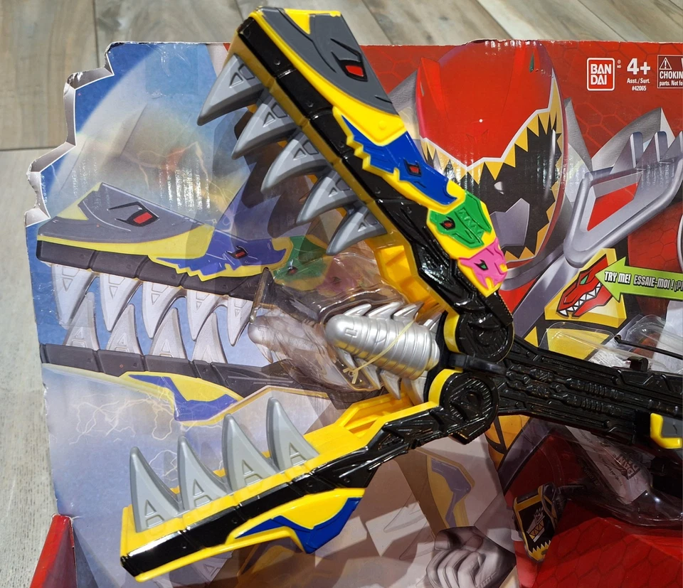 Espada de batalla Bandai Power Rangers Dino Super Charge Spiked 2015  Foto 2 de 4