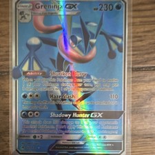 Pokémon Greninja GX 120/131 SM-Forbidden Light Ultra Rare Full Art Holo 230 HP on eBay