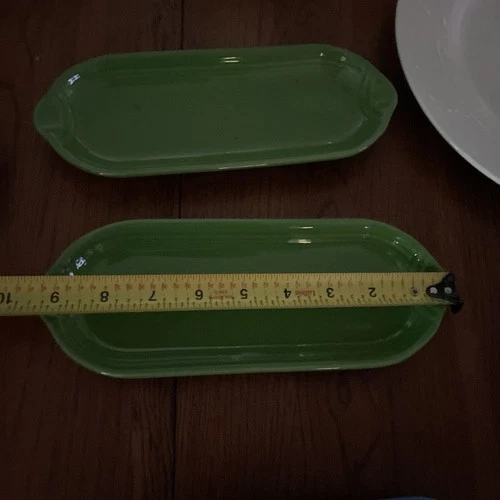 Fiesta ware Shamrock 2-pc. Utility Tray Corn On The Cob Holder/Relish Dish