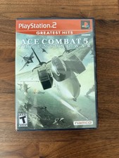 Ace Combat 5: The Unsung War (Sony PlayStation 2, 2004) Greatest Hits W/ manual