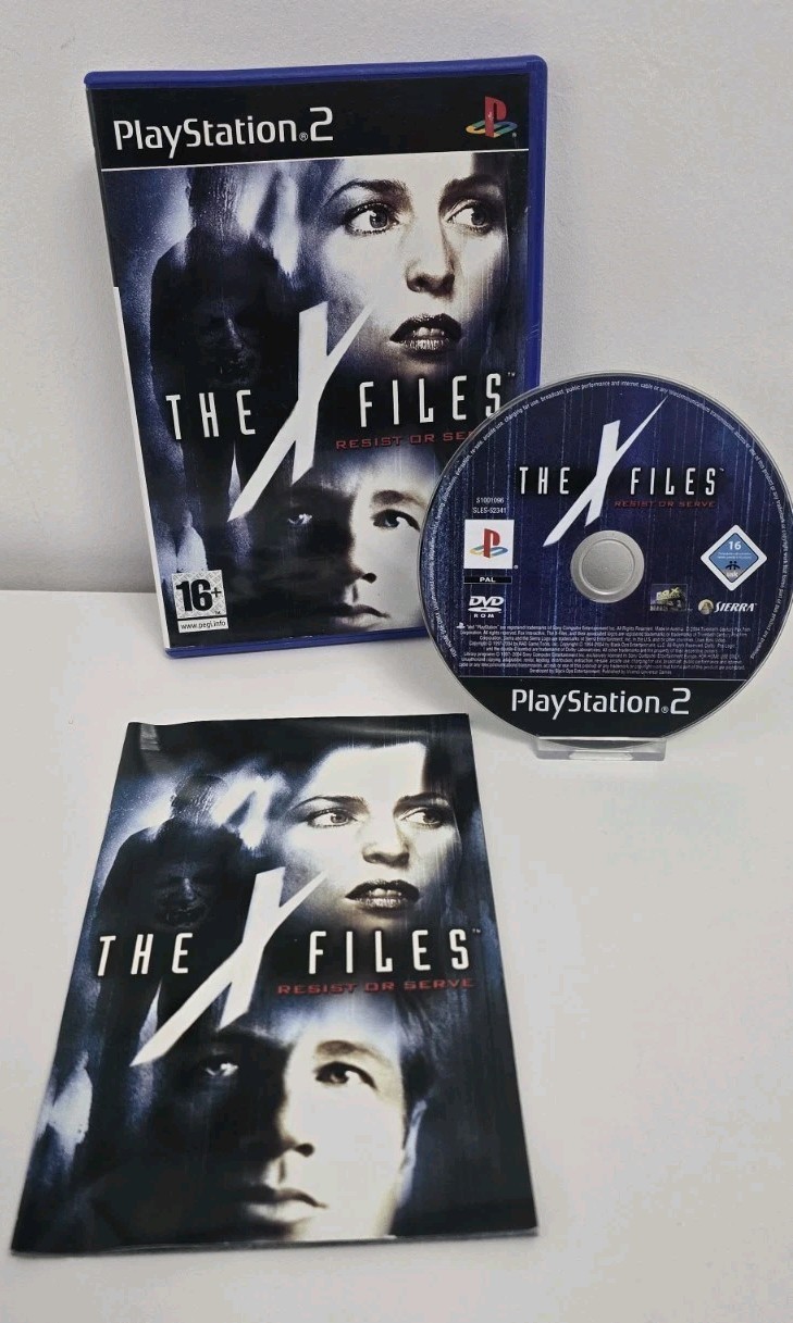 The X-Files Resist Or Serve PAL Sony PS2, VGC