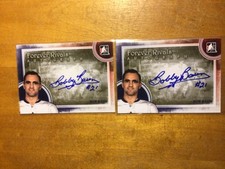 Bobby Baun 3 hockey card 2 autograph and 1 Team 8 Leafs