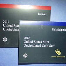 2012 Mint Set 28 Brilliant Uncirculated Coins