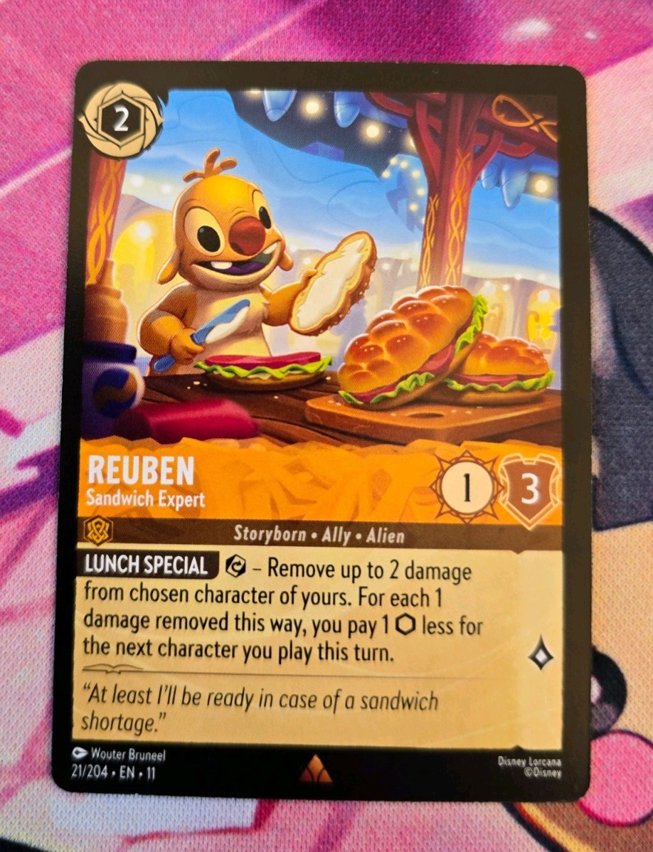 Reuben - Sandwich Expert 21/204 Rare Winterspell Lorcana TCG Regular 