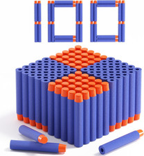Refill Darts 100PCS Bullets Ammo Pack Compatible for Nerf N-Strike Elite 2.0 Ser
