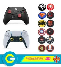 2x Rubber Silicone Thumb Stick Grip Caps for PS5 / PS4 / Xbox One / Series X|S
