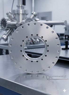 Huntington 10.0'' to 6.75'' CF Eccentric Zero-Length Reducer DN200-DN100 CONFLAT