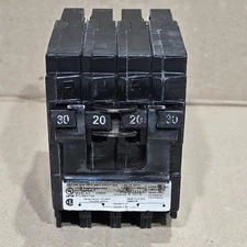 SIEMENS Q23020CT2NC 30/20A 240V 4P 10K  QUAD