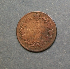 5 centesimi 1861  zecca N NAPOLI Vittorio Emanuele II
