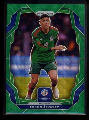 2024 Panini Prizm CONMEBOL Copa America #136 Edson Álvarez Green Wave