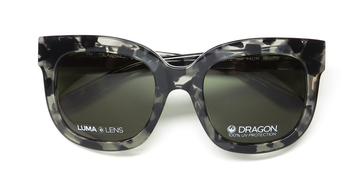 NEW DRAGON FLO LL SUNGLASSES 060 ROUND BLACK PLASTIC WOMENS  display picture 1