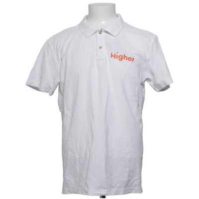 Stedman, Poloshirt, Größe: L, Polo, Weiß, Baumwolle, Einfarbig, Herren #22T