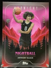 2023-24 Topps Midnight - Nightball Anthony Black #NB-30 Twilight /99 (RC)