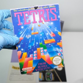 Tetris Nintendo Nes Game UK Version Boxed With Manual Complete CIB VGC