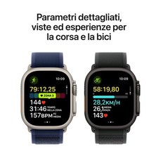 Apple Watch Ultra 2 GPS + Cellular 49mm Cassa Titanio Nero con Nero Titanium Mil