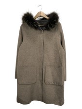 SUITE bodenlanger Mantel Damen Mantel Gr. DE 40 braun Casual-Look