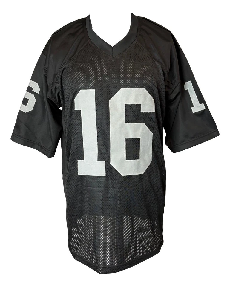 Футболка с автографом Джорджа Бланды из Окленда черная голограмма JSA+Lojo - Изображение 3 из 3