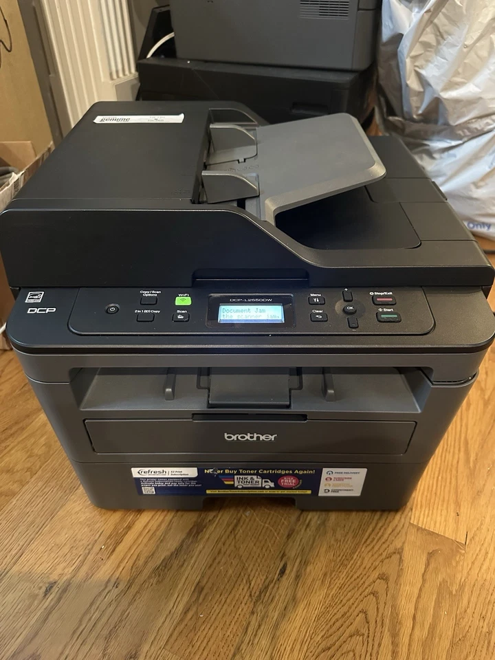 Document Jam Brother DCP-L2550DW Wireless All-in-One Duplex Printer-9000 Total - Image 3 of 4