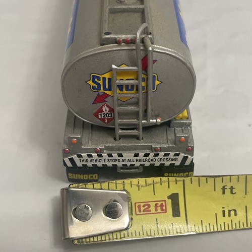 1991 Matchbox Sunoco Tanker Ford Aeromax Truck Petrol Advertising 1:97 (7 3/4"L) - Picture 8 of 15