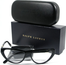 Ralph Lauren RL 6188 5001 Black / Gold Eyeglasses Glasses Frame 55-15-140 New