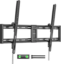 MonTek Heavy Duty Tilt Wall Mount for 43-100" TV up to 200lbs Ultra Slim