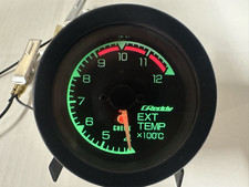 Jdm Trust Greddy Rare Exhaust Temp Gauge 52mm Electronic Warning Meter Untested
