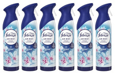 Febreze Air Mist Spring Awakening 185ml - 2in1 Fights Odours & Freshens - x6