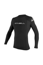 O'Neill Men's Basic Skins UPF 50 Long Sleeve Rash Guard Medium Black