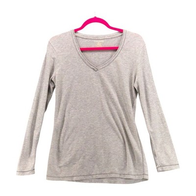 Pure And Simple Clothing Womens V-Neck Tee Large Pique Minimalist Simple Basic