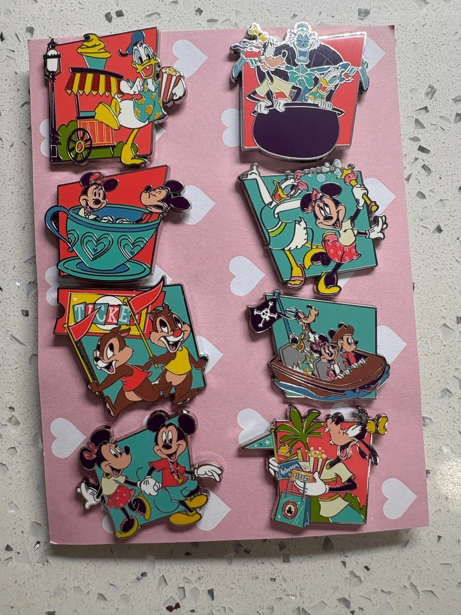 Disney Pin Complete Set In Mickey Mouse Patches & Pins (1968-Now