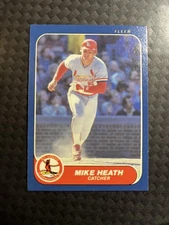 Mike Heath 1986 Fleer Update #U-50 St. Louis Cardinals
