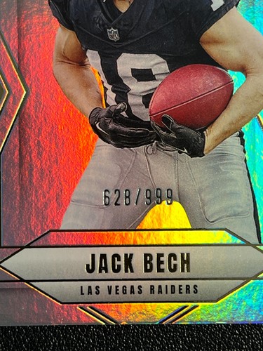 2025 Donruss Elite Football Jack Bech Rc Rookie 628/999 BRWLG - Picture 3 of 7