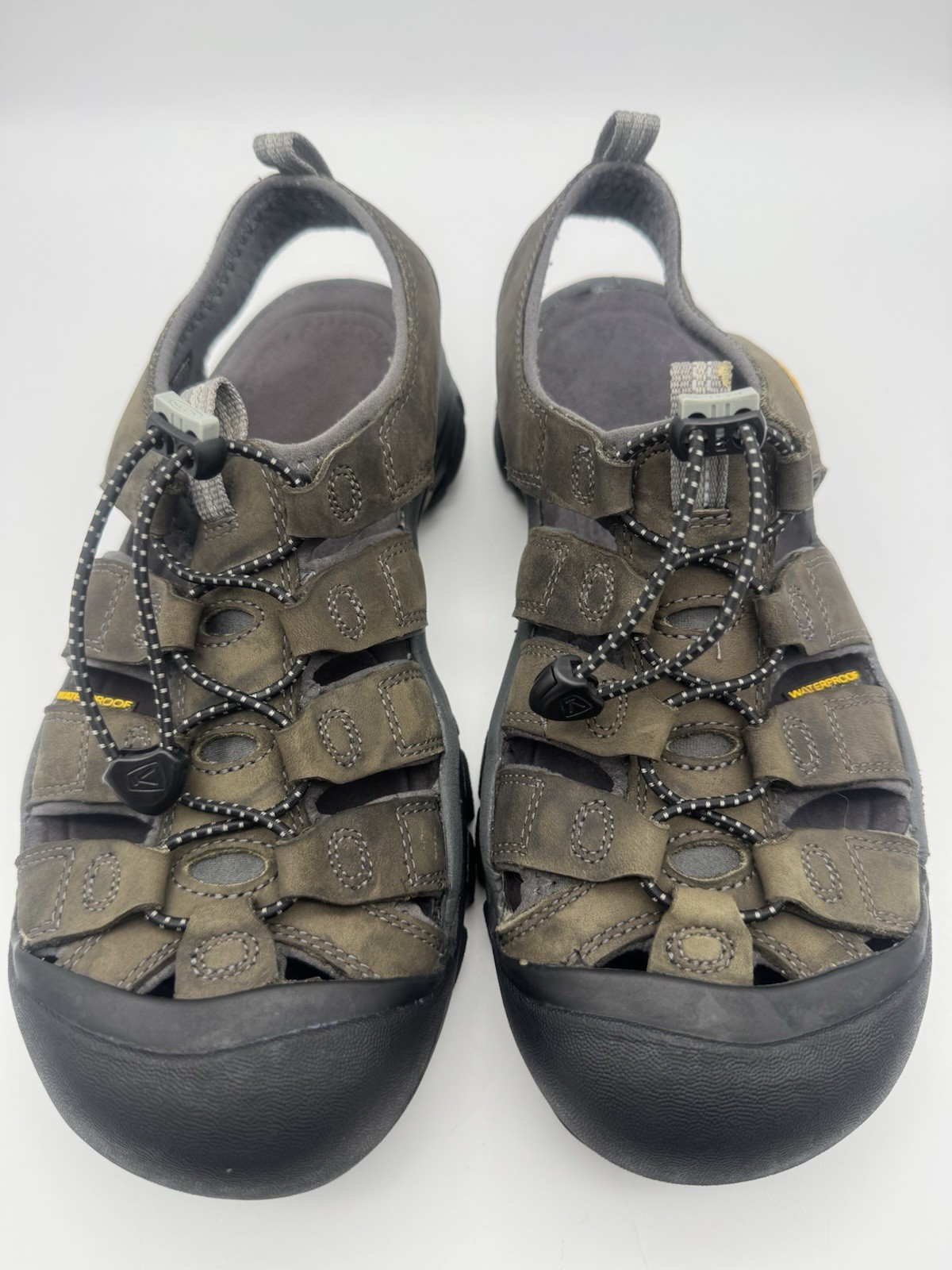 Sandali Newport da uomo KEEN pelle marrone bisonte taglia 9 US